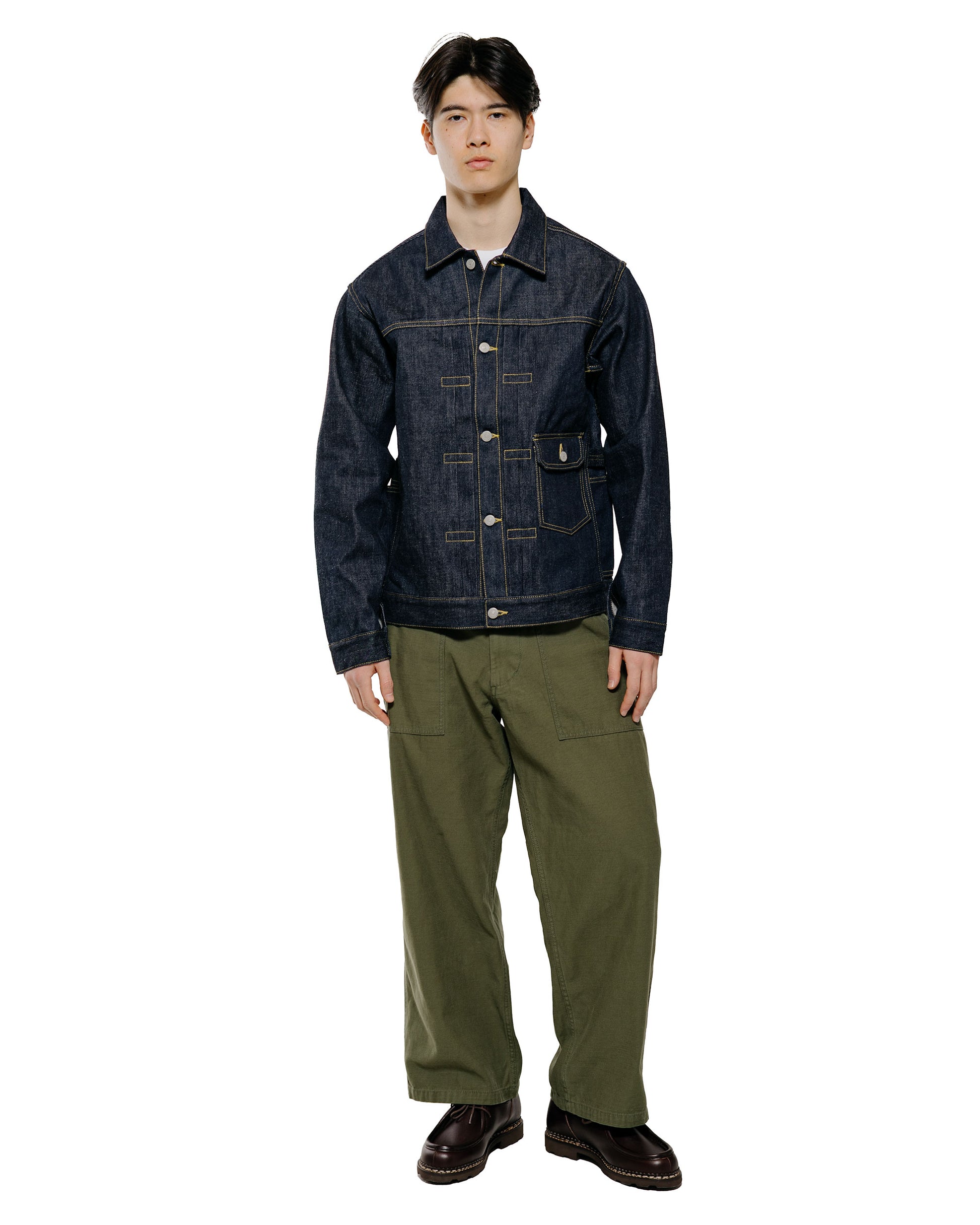 lost & found Sassafras Sassafras Gardener R Jacket 14oz Denim Indigo