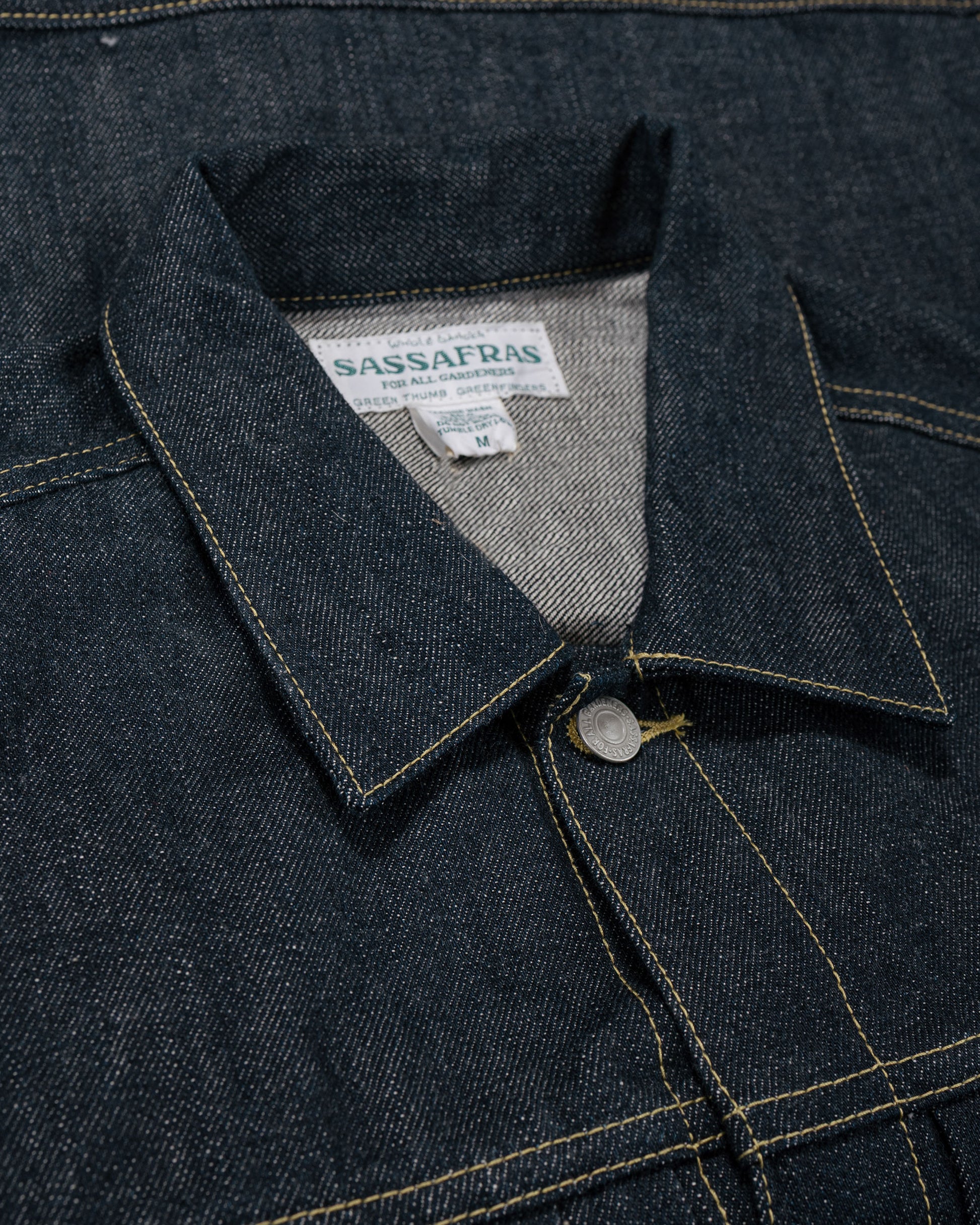 lost & found Sassafras Sassafras Gardener R Jacket 14oz Denim Indigo