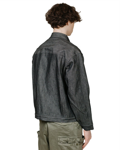 lost & found Sassafras Sassafras Gardeners Jacket 13oz Slab Denim Black