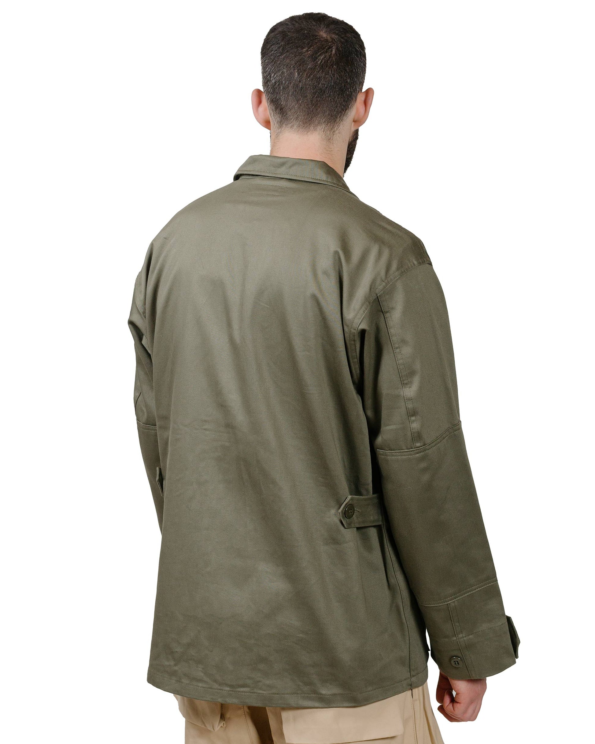 lost & found Sassafras Sassafras Overgrown Fatigue Jacket Military Satin Olive