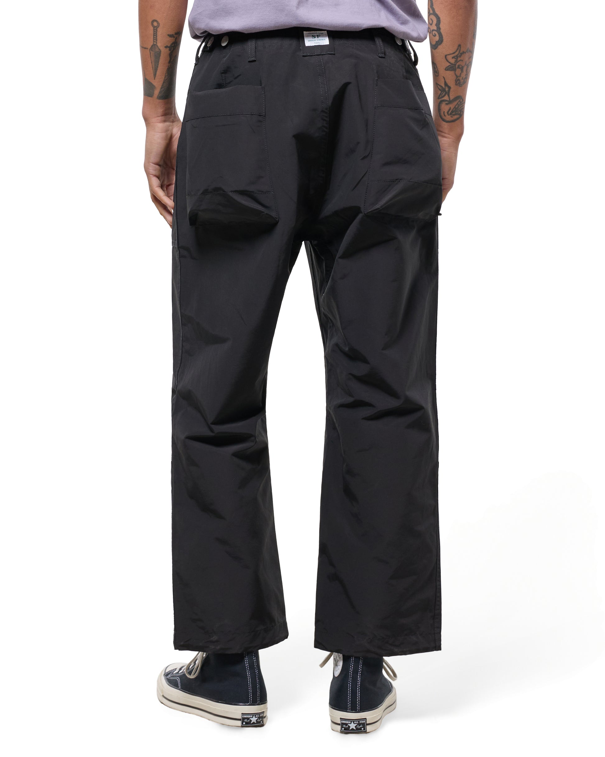 lost & found Sassafras Sassafras Overgrown Fatigue Pants 60/40 Cotton Nylon Black
