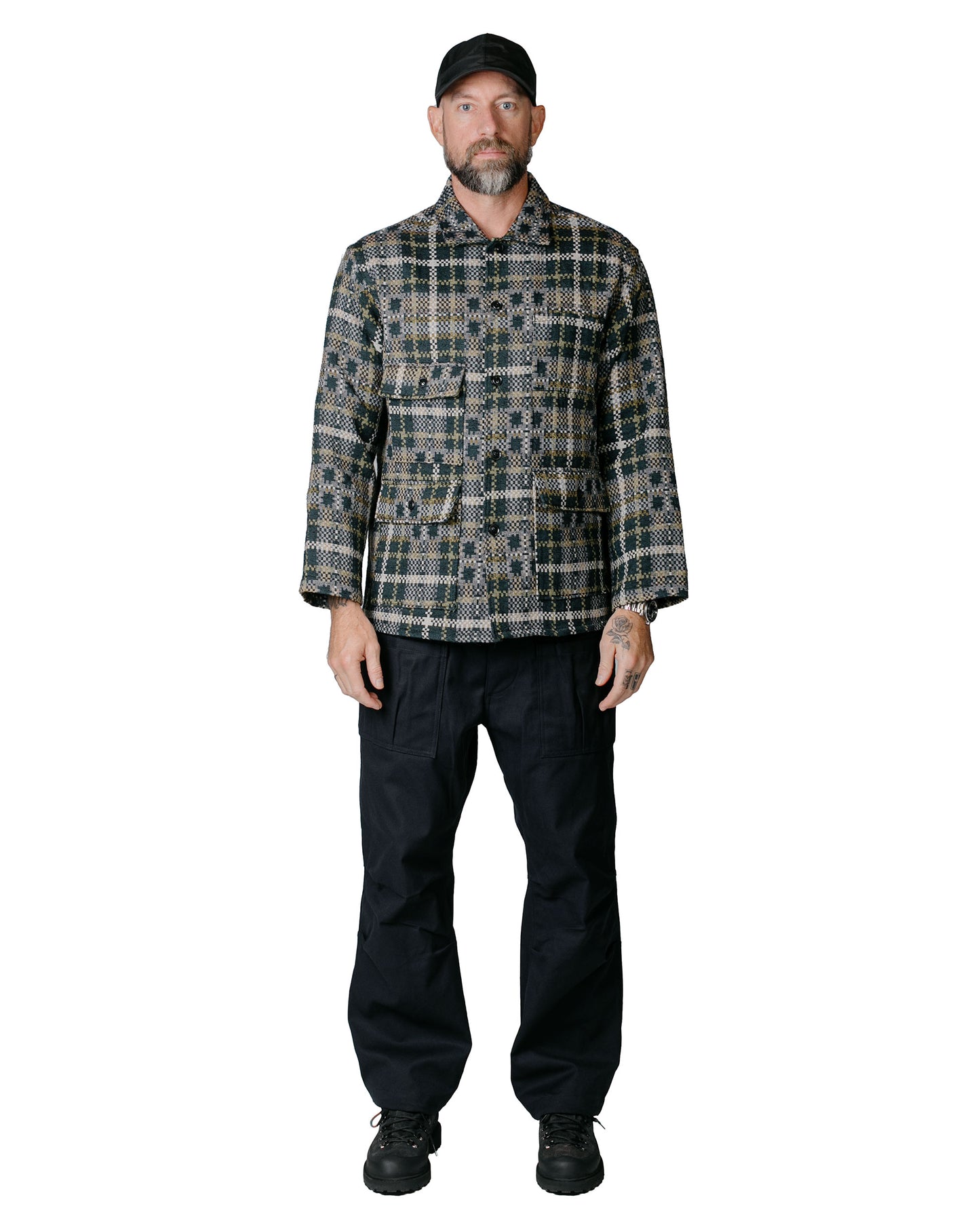 lost & found Sassafras Sassafras Overgrown Fatigue Pants Selvedge Duck Black