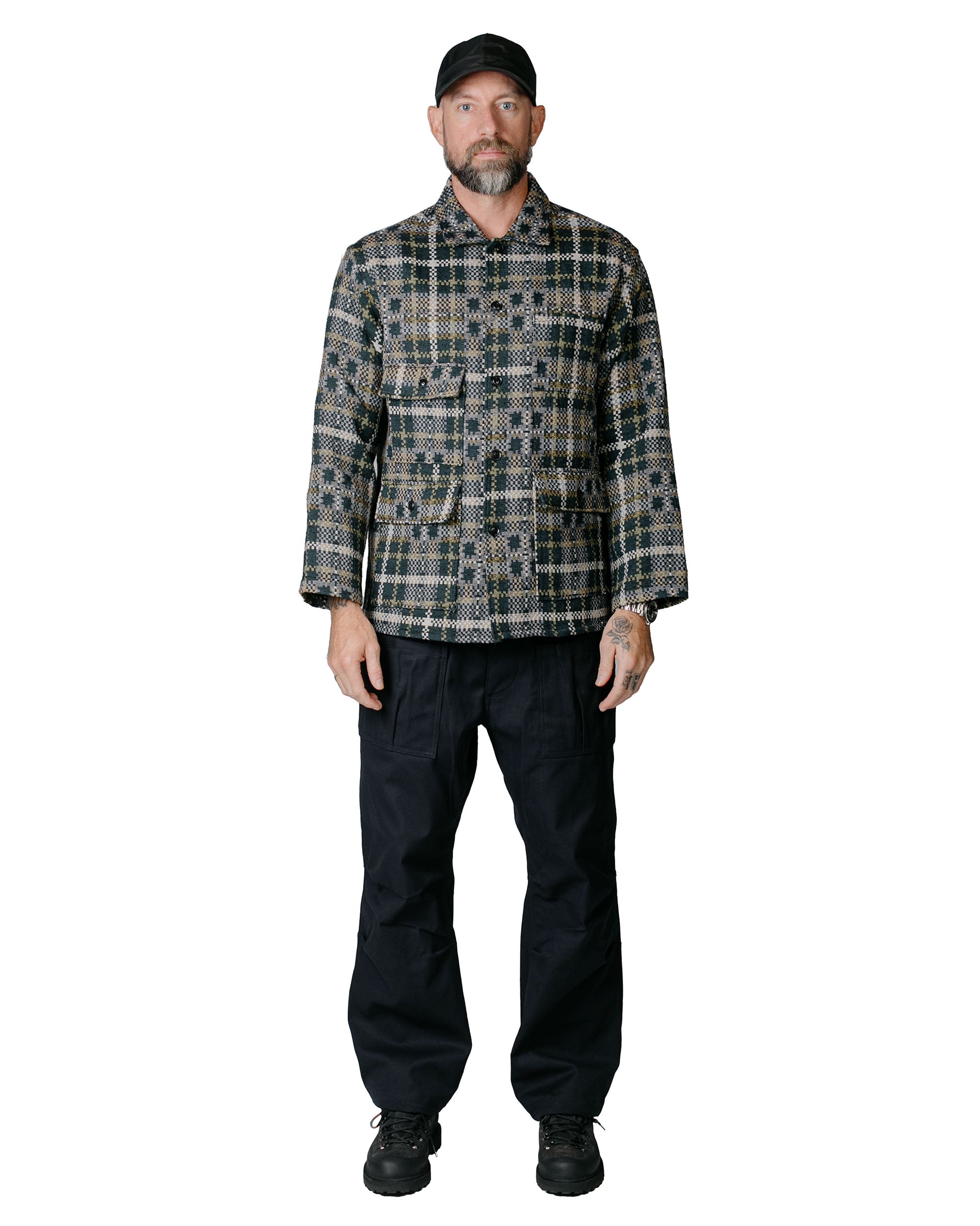 lost & found Sassafras Sassafras Overgrown Fatigue Pants Selvedge Duck Black
