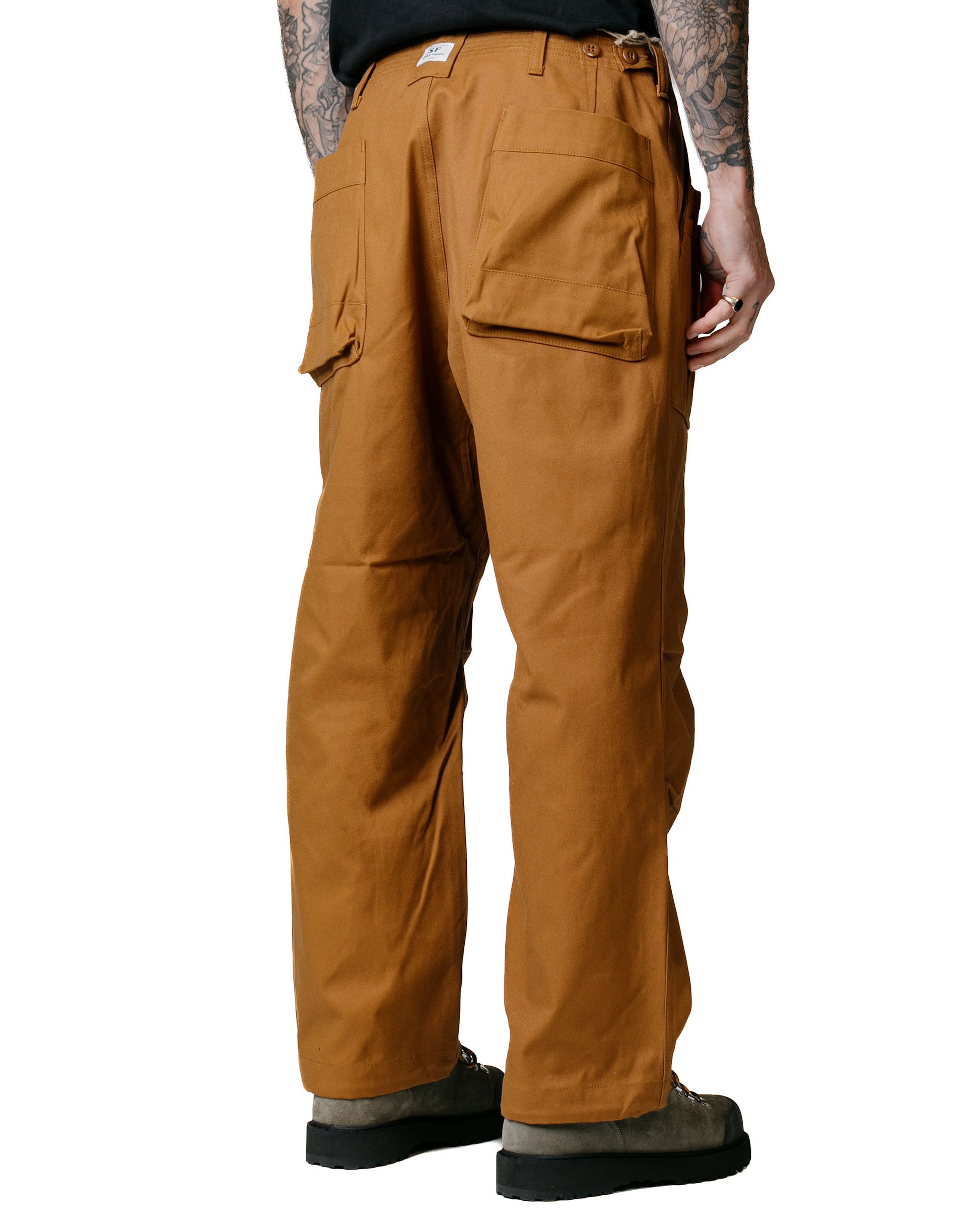 lost & found Sassafras Sassafras Overgrown Fatigue Pants Selvedge Duck Brown