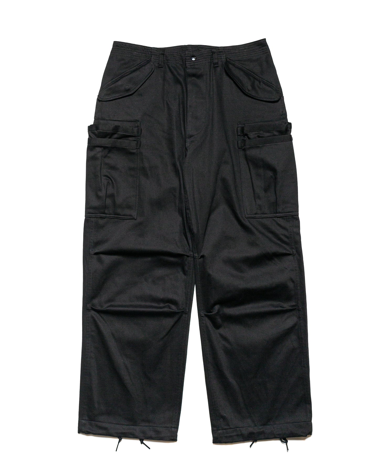 lost & found Sassafras Sassafras Overgrown Pants Military Satin Black
