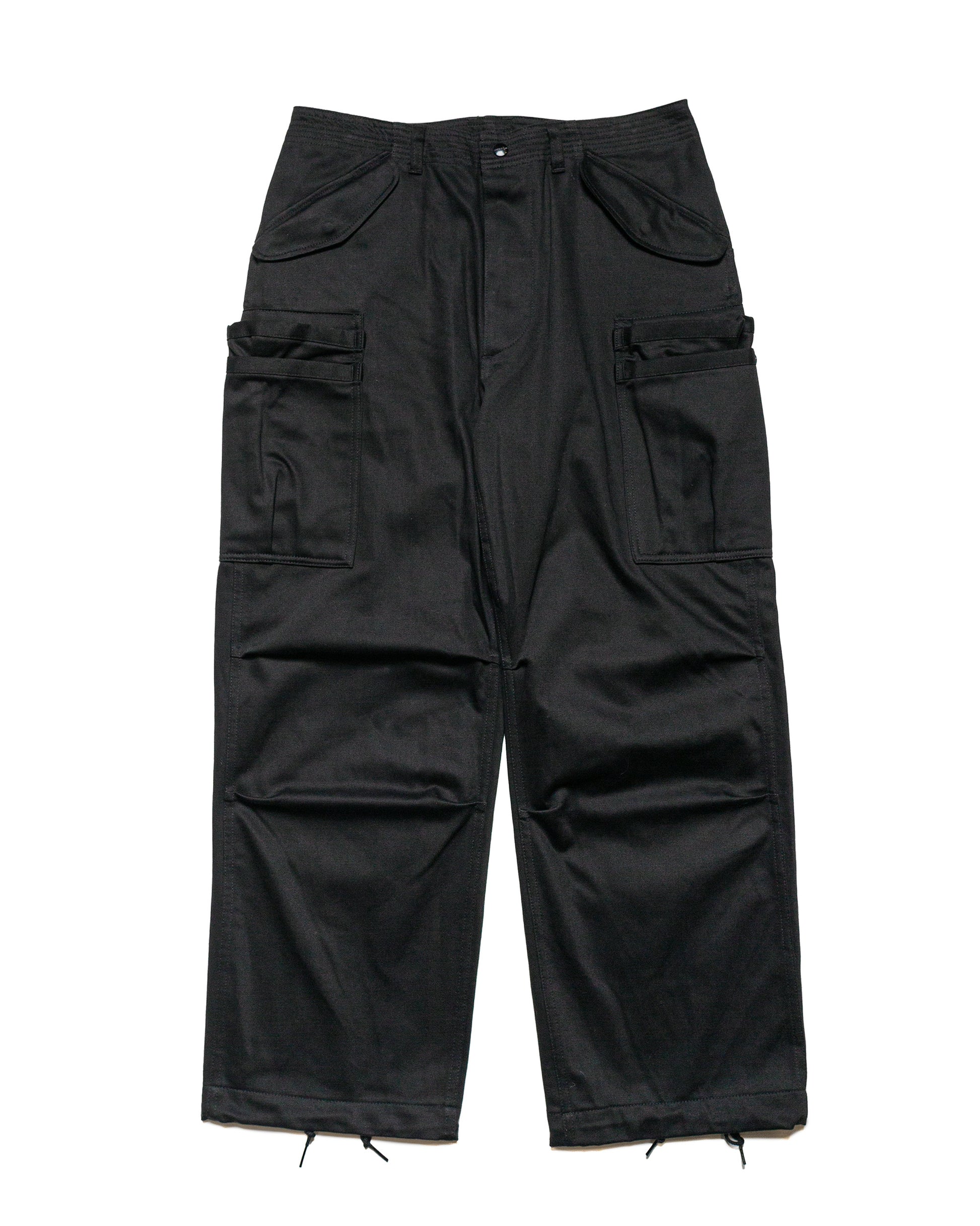 lost & found Sassafras Sassafras Overgrown Pants Military Satin Black