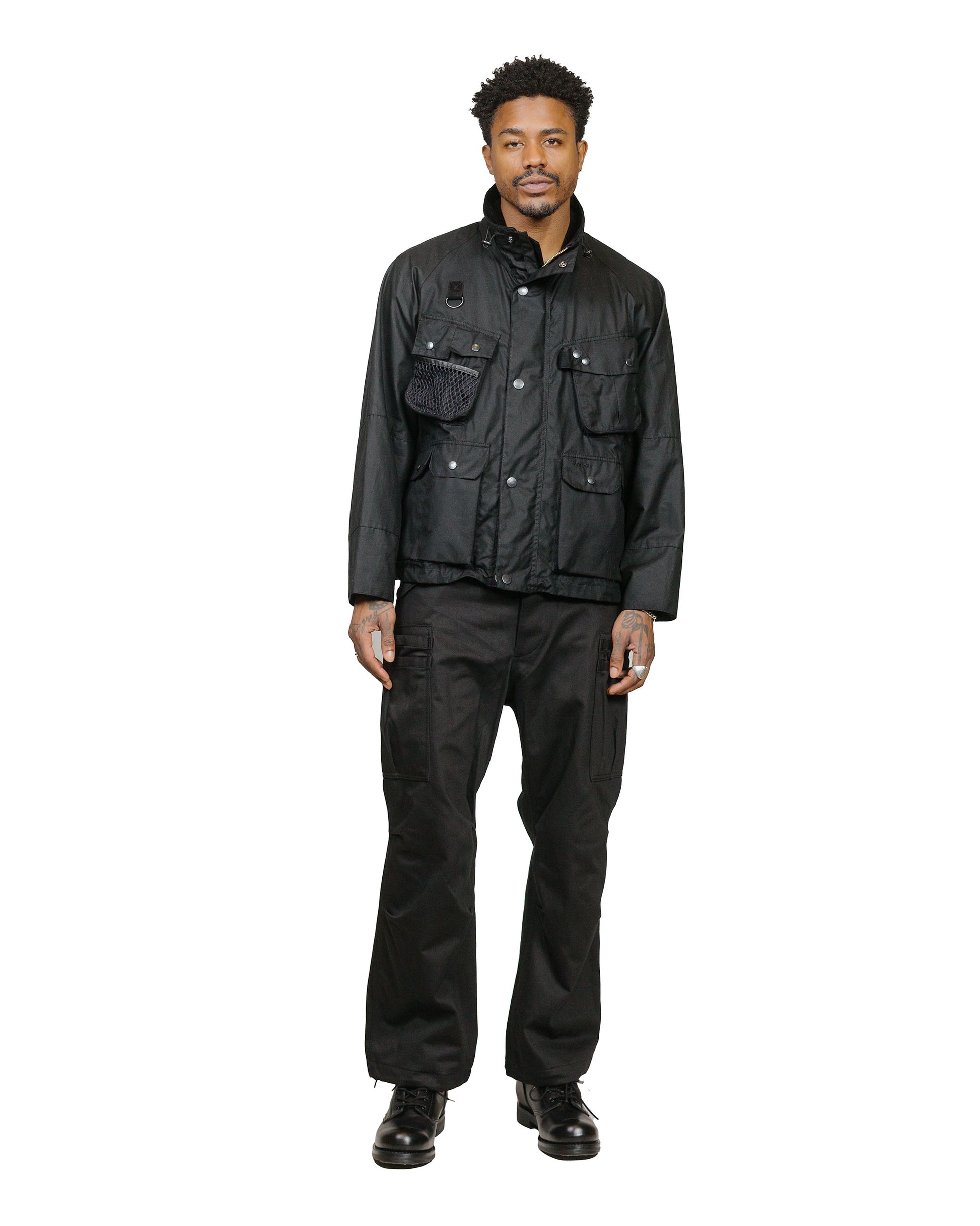 lost & found Sassafras Sassafras Overgrown Pants Military Satin Black