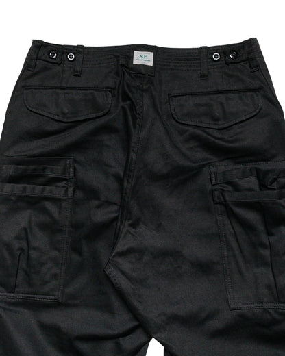 lost & found Sassafras Sassafras Overgrown Pants Military Satin Black