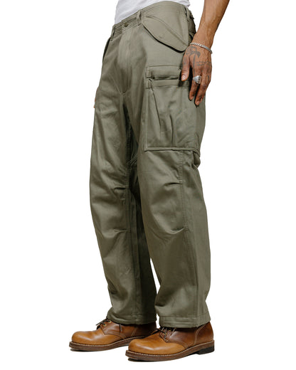 lost & found Sassafras Sassafras Overgrown Pants Military Satin Olive