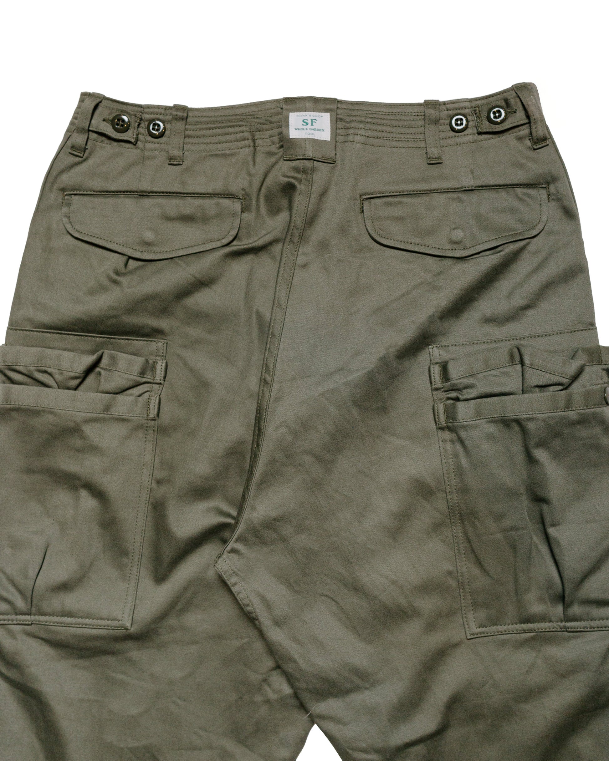 lost & found Sassafras Sassafras Overgrown Pants Military Satin Olive