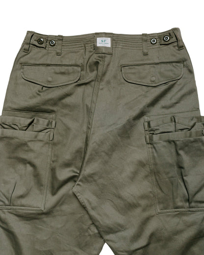 lost & found Sassafras Sassafras Overgrown Pants Military Satin Olive
