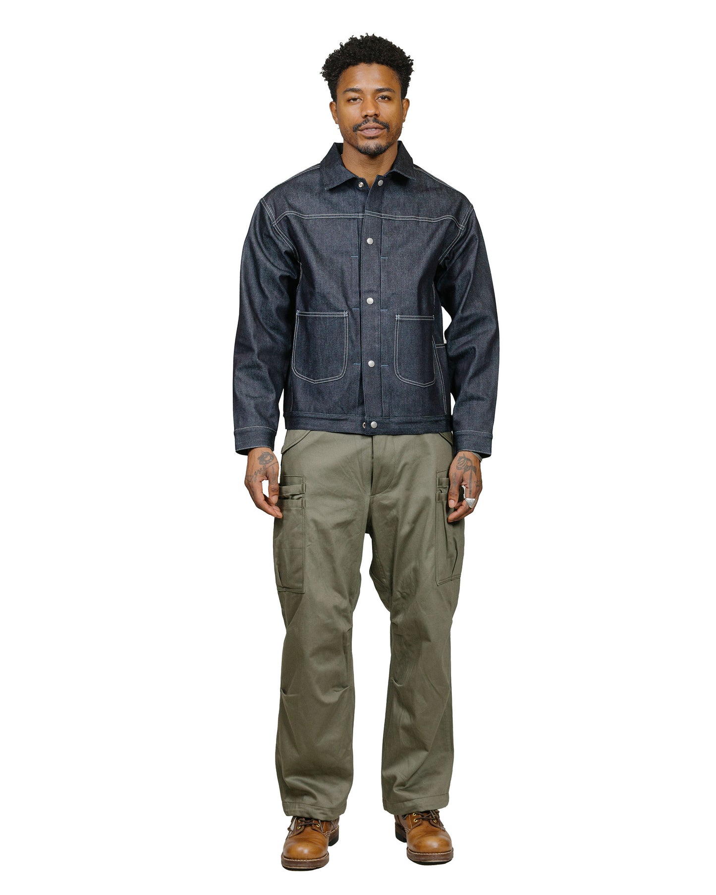 lost & found Sassafras Sassafras Overgrown Pants Military Satin Olive