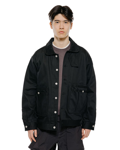 lost & found Sassafras Sassafras Overgrown Trug Jacket Pique Black