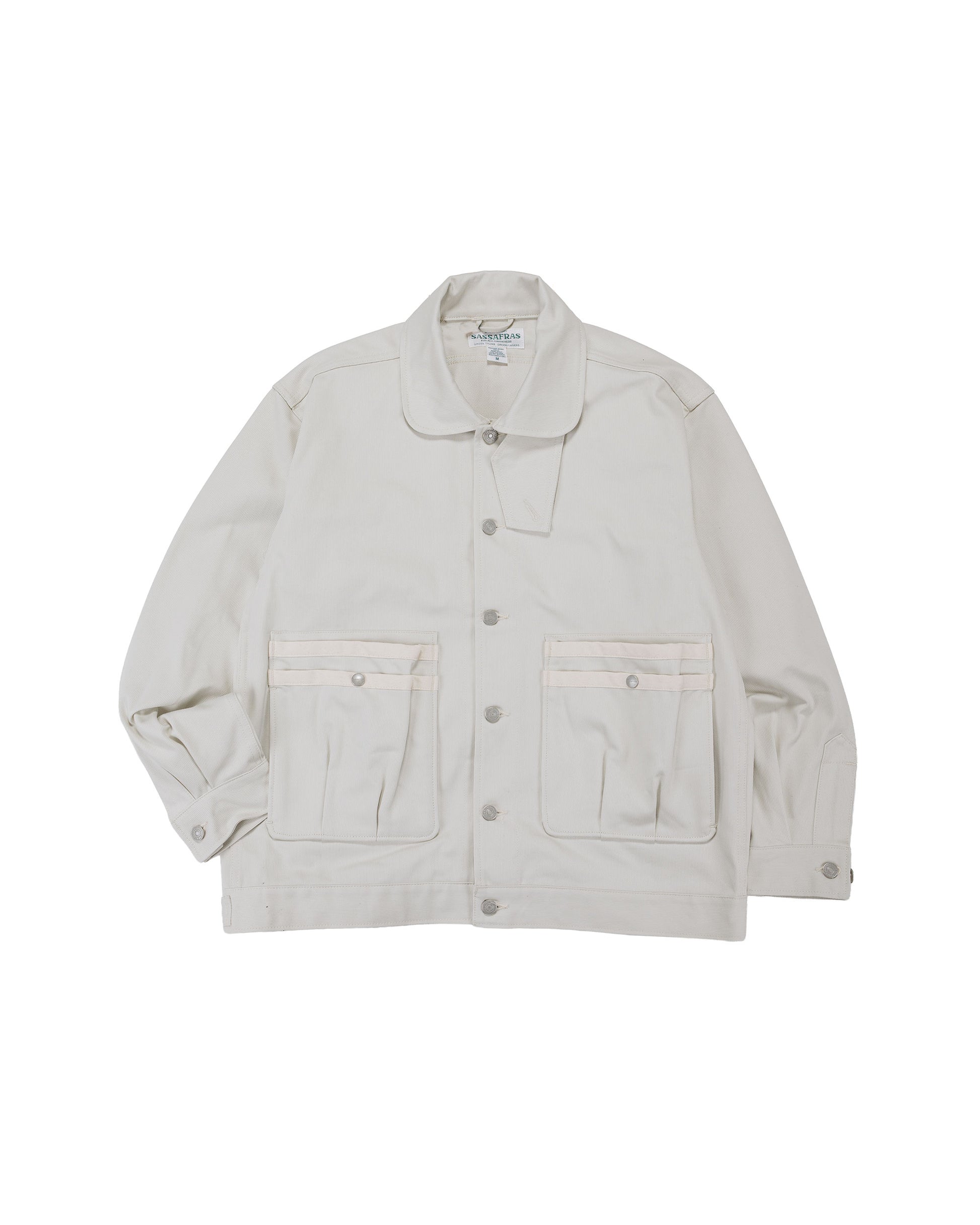 lost & found Sassafras Sassafras Overgrown Trug Jacket Pique Ivory