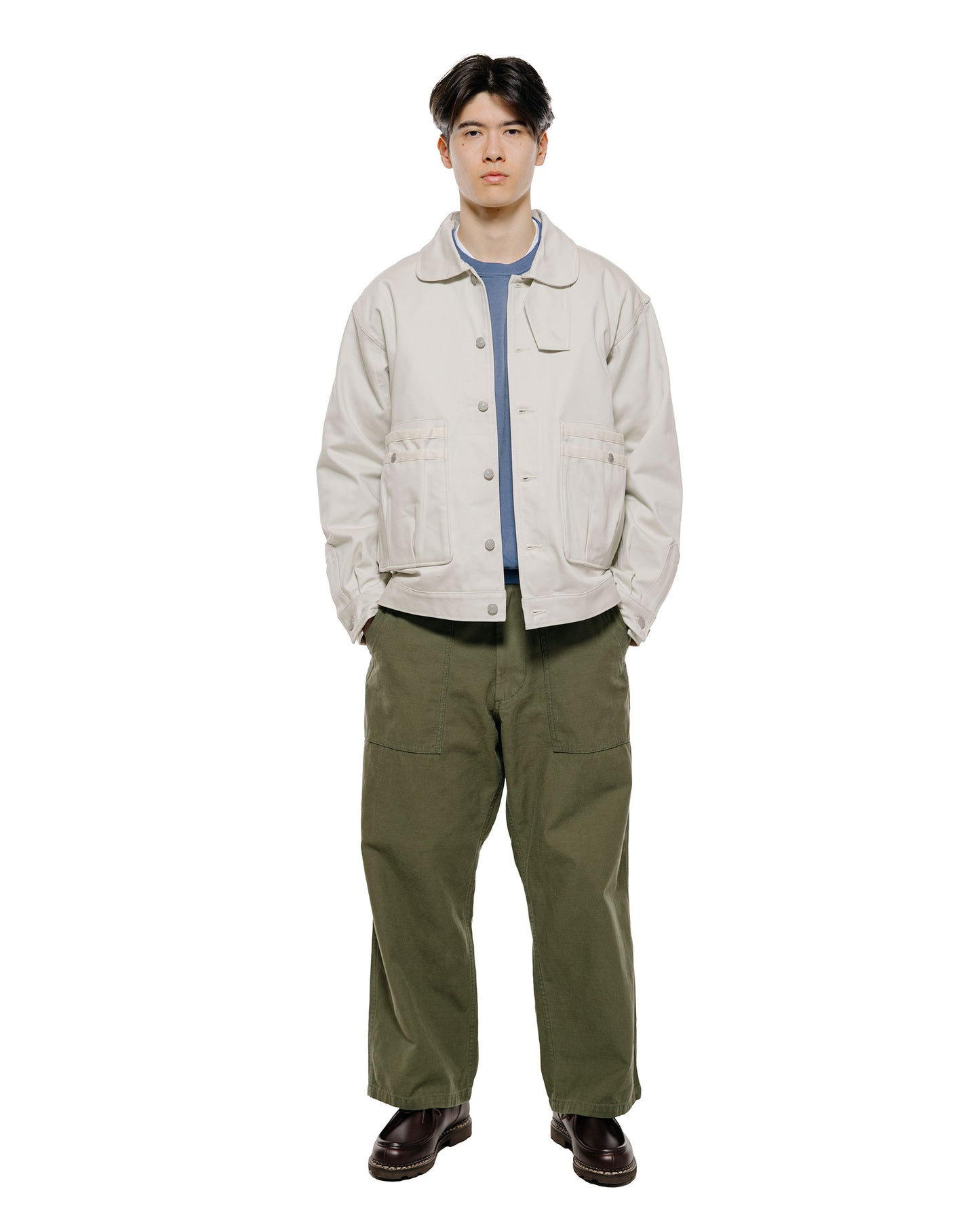 lost & found Sassafras Sassafras Overgrown Trug Jacket Pique Ivory