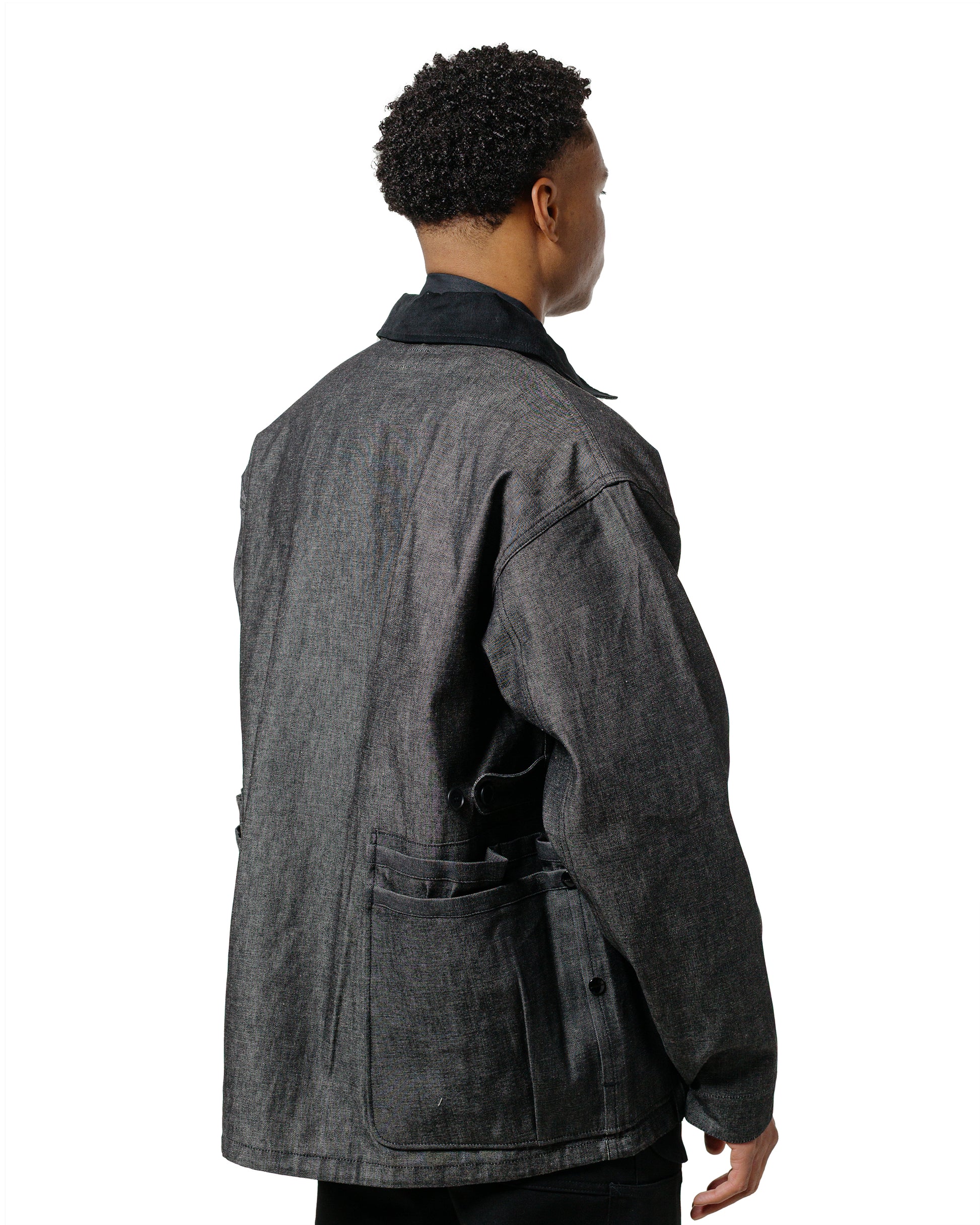 lost & found Sassafras Sassafras Overgrown Warden Jacket 10oz Denim Black