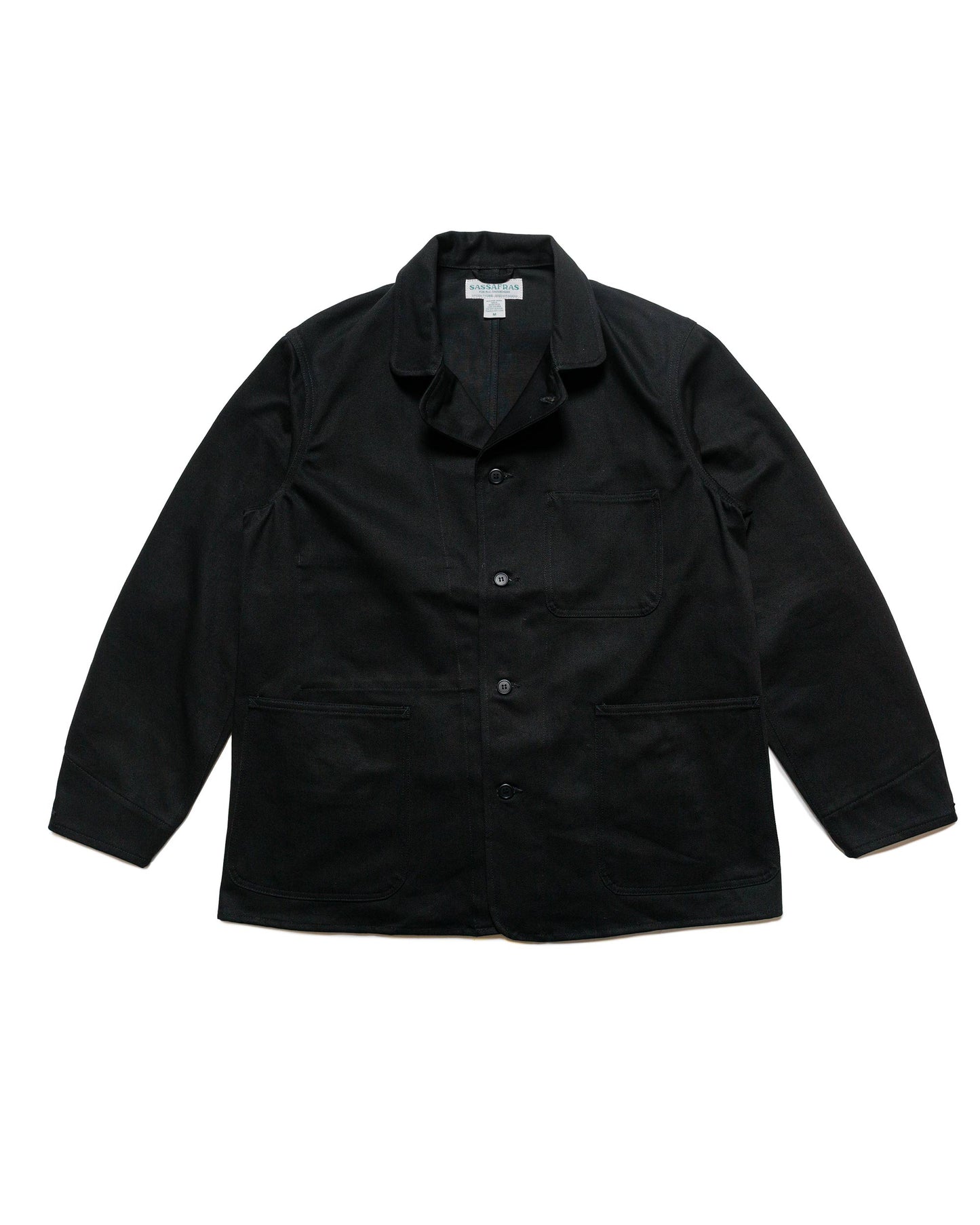 lost & found Sassafras Sassafras Sprayer Jacket 13.7oz Drill Black