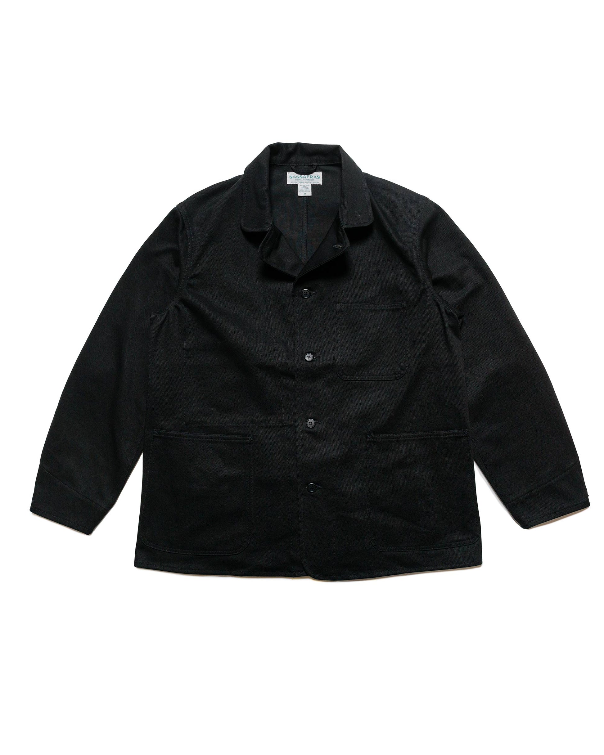 lost & found Sassafras Sassafras Sprayer Jacket 13.7oz Drill Black