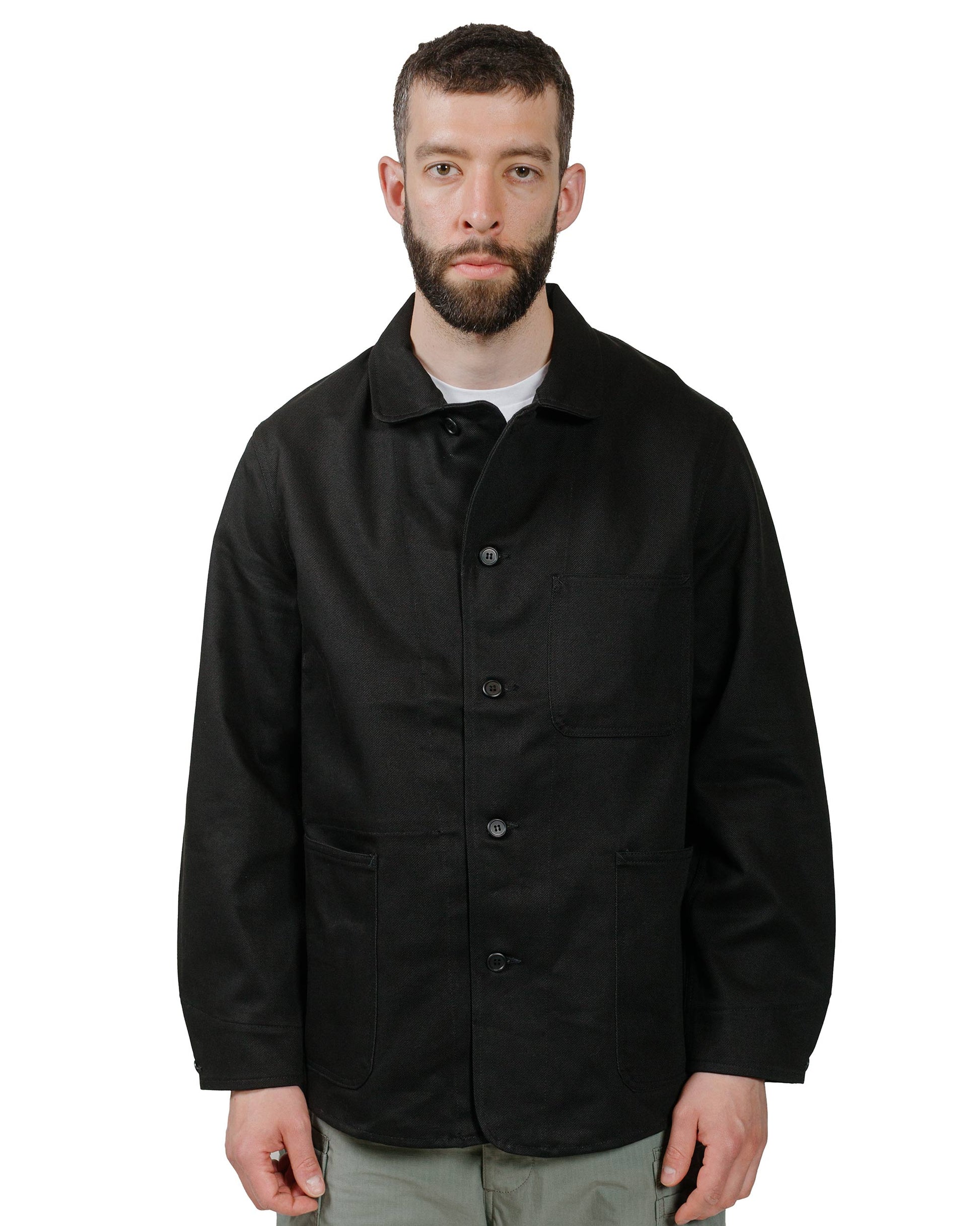 lost & found Sassafras Sassafras Sprayer Jacket 13.7oz Drill Black