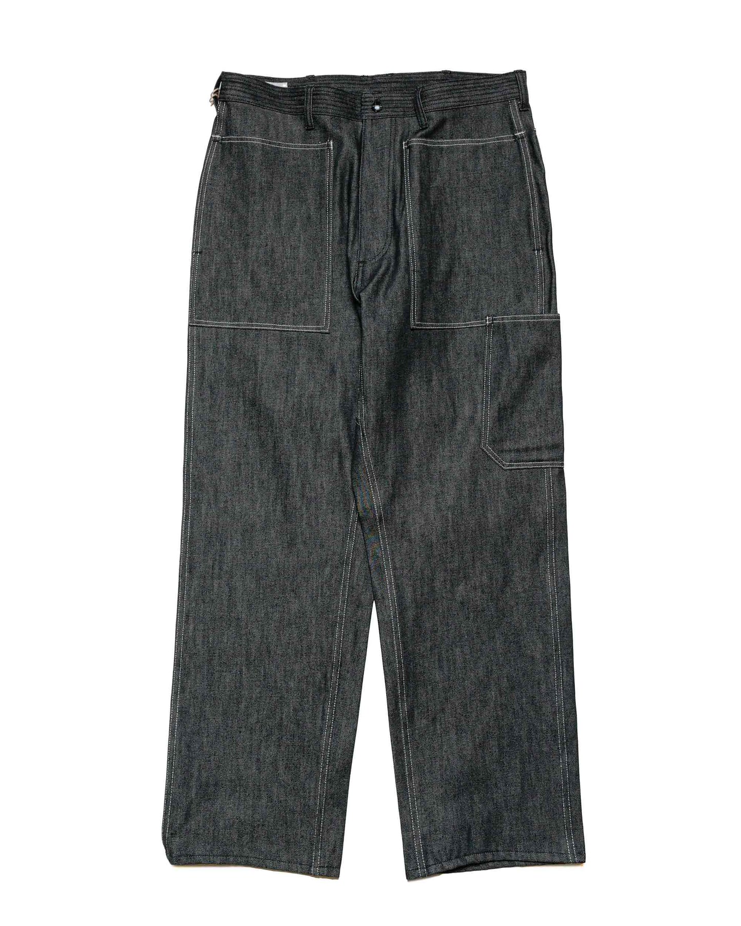 lost & found Sassafras Sassafras T.P. Landscaper Pants 13oz Slab Denim Black