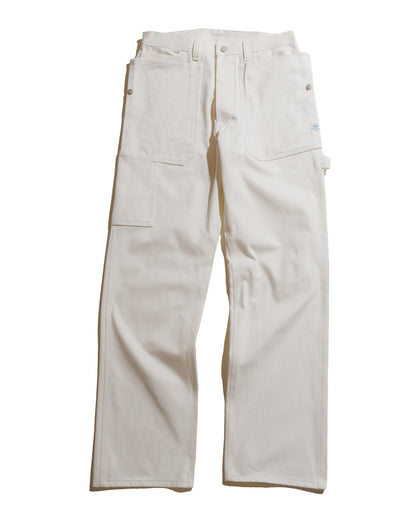 lost & found Sassafras Sassafras Fall Leaf Gardener Pants Selvedge Duck Off White