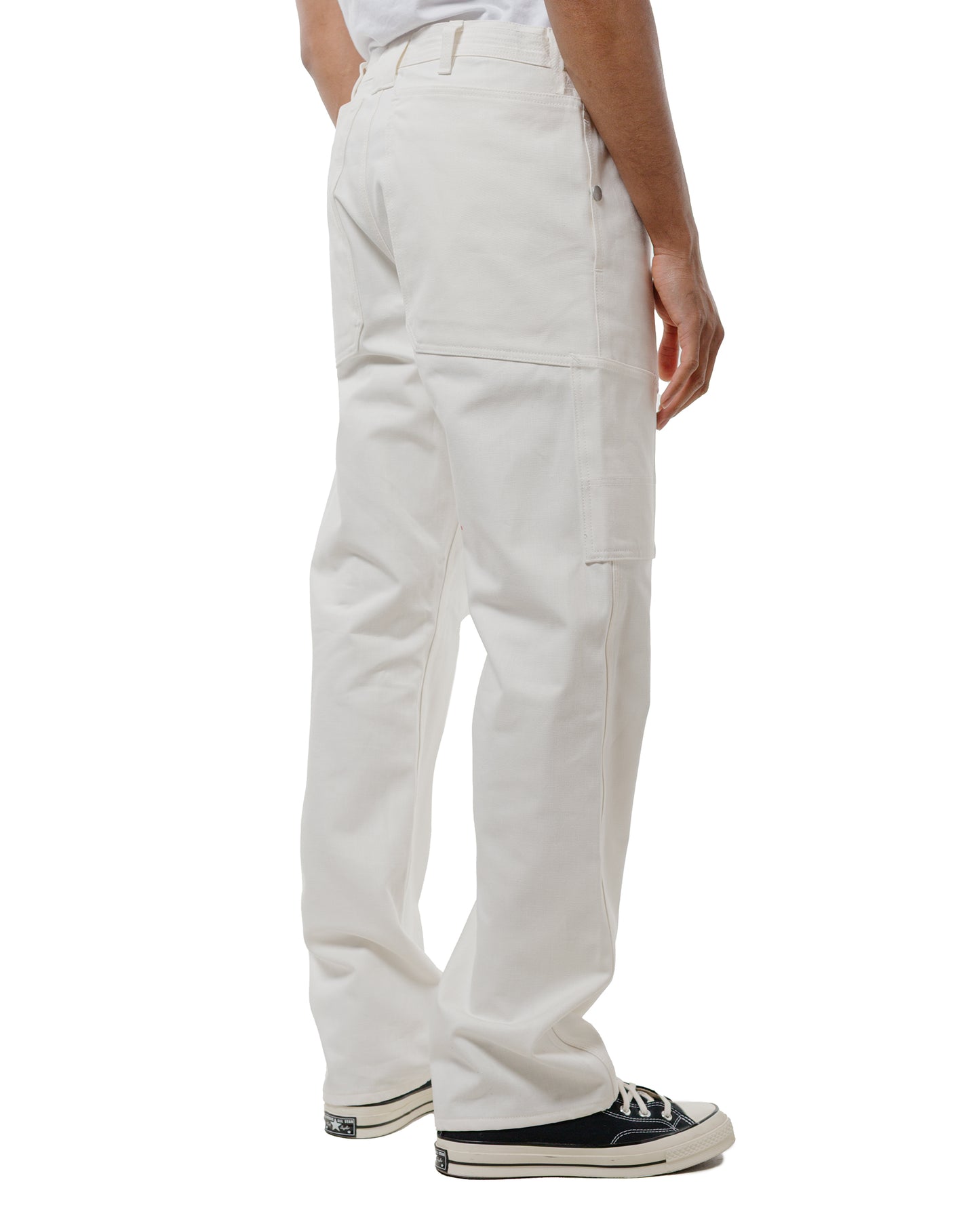 lost & found Sassafras Sassafras Fall Leaf Gardener Pants Selvedge Duck Off White