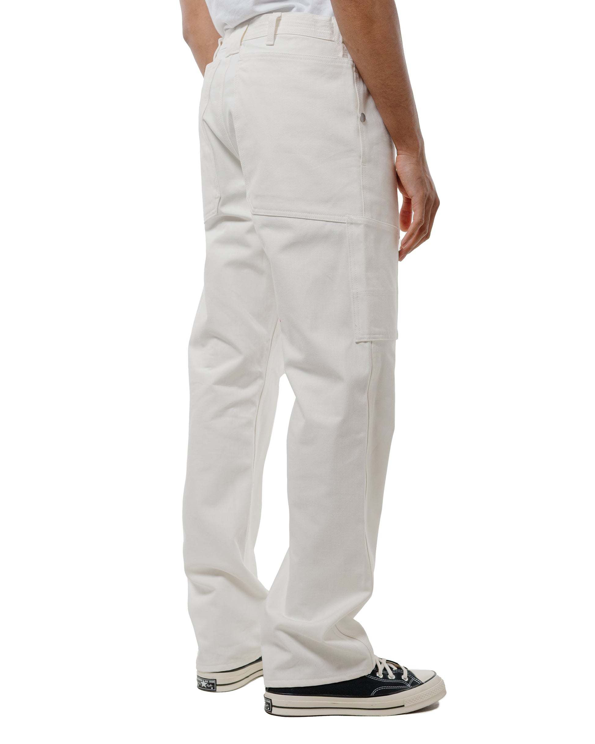 lost & found Sassafras Sassafras Fall Leaf Gardener Pants Selvedge Duck Off White