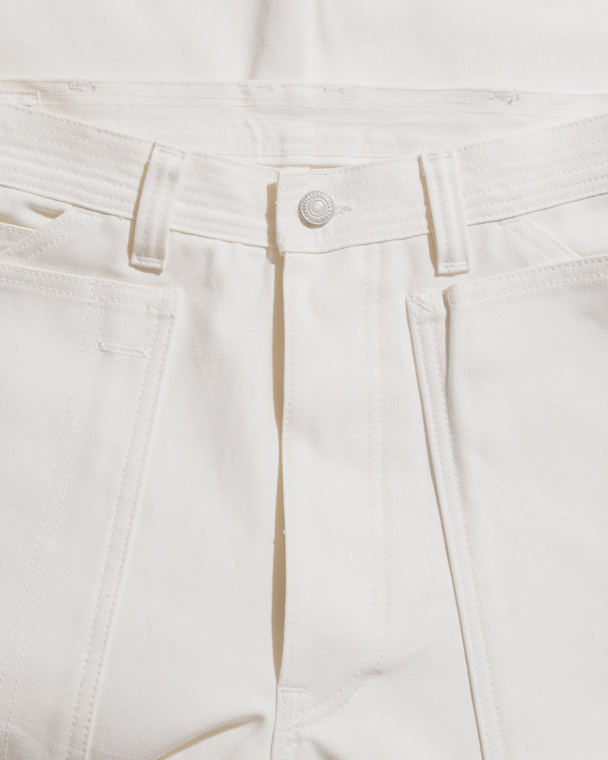lost & found Sassafras Sassafras Fall Leaf Gardener Pants Selvedge Duck Off White