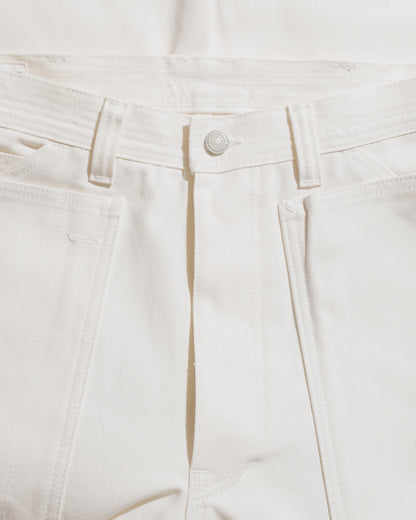 lost & found Sassafras Sassafras Fall Leaf Gardener Pants Selvedge Duck Off White