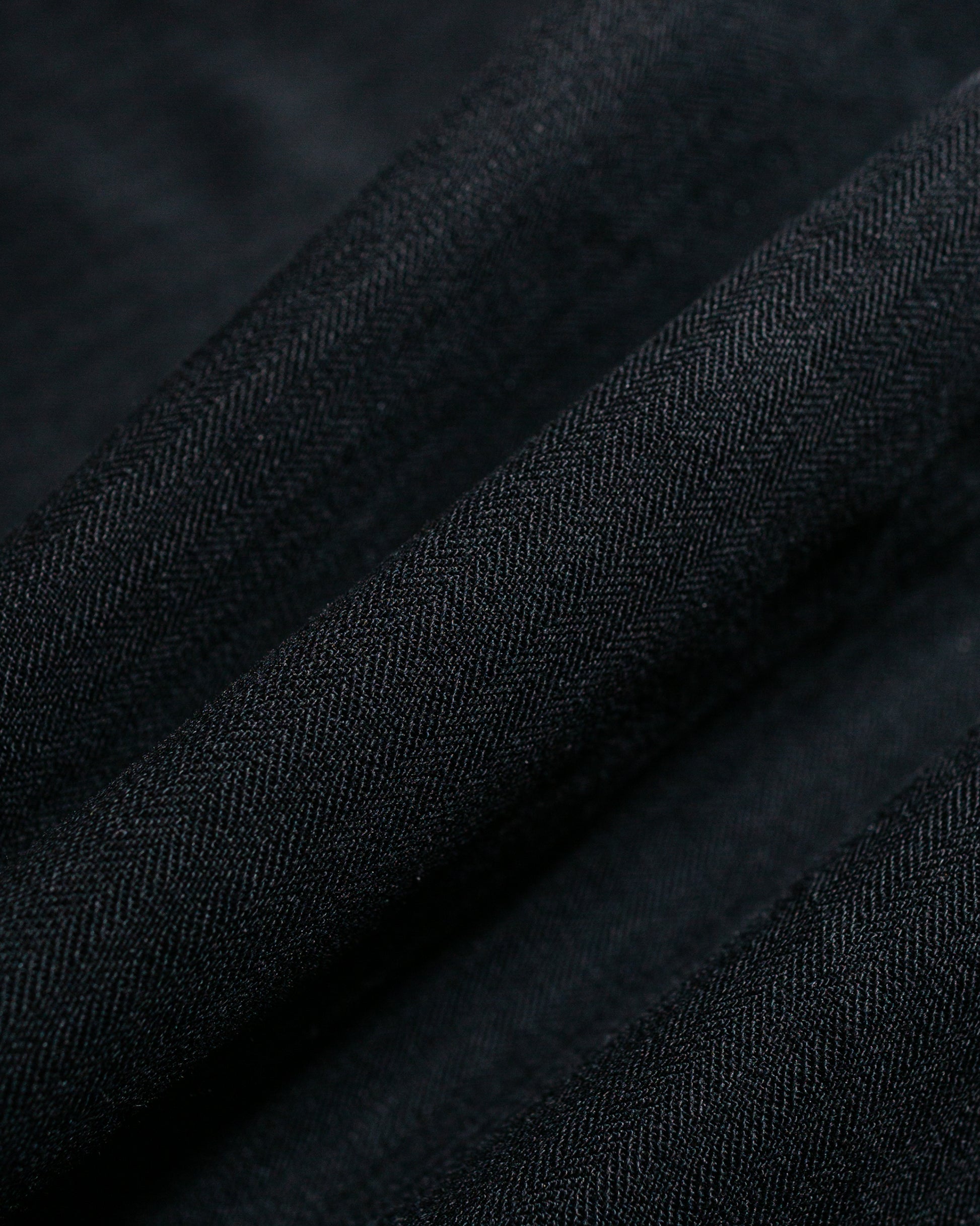 lost & found Sassafras Sassafras Weeds Digger Shirt 6.5oz Herringbone Denim Black