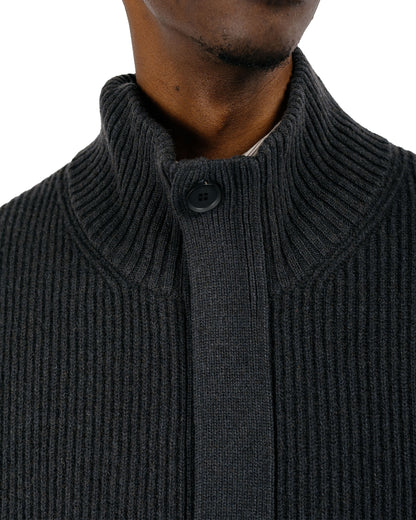 Seya. Cloud Knit Blouson / Double Yak Night Cloud