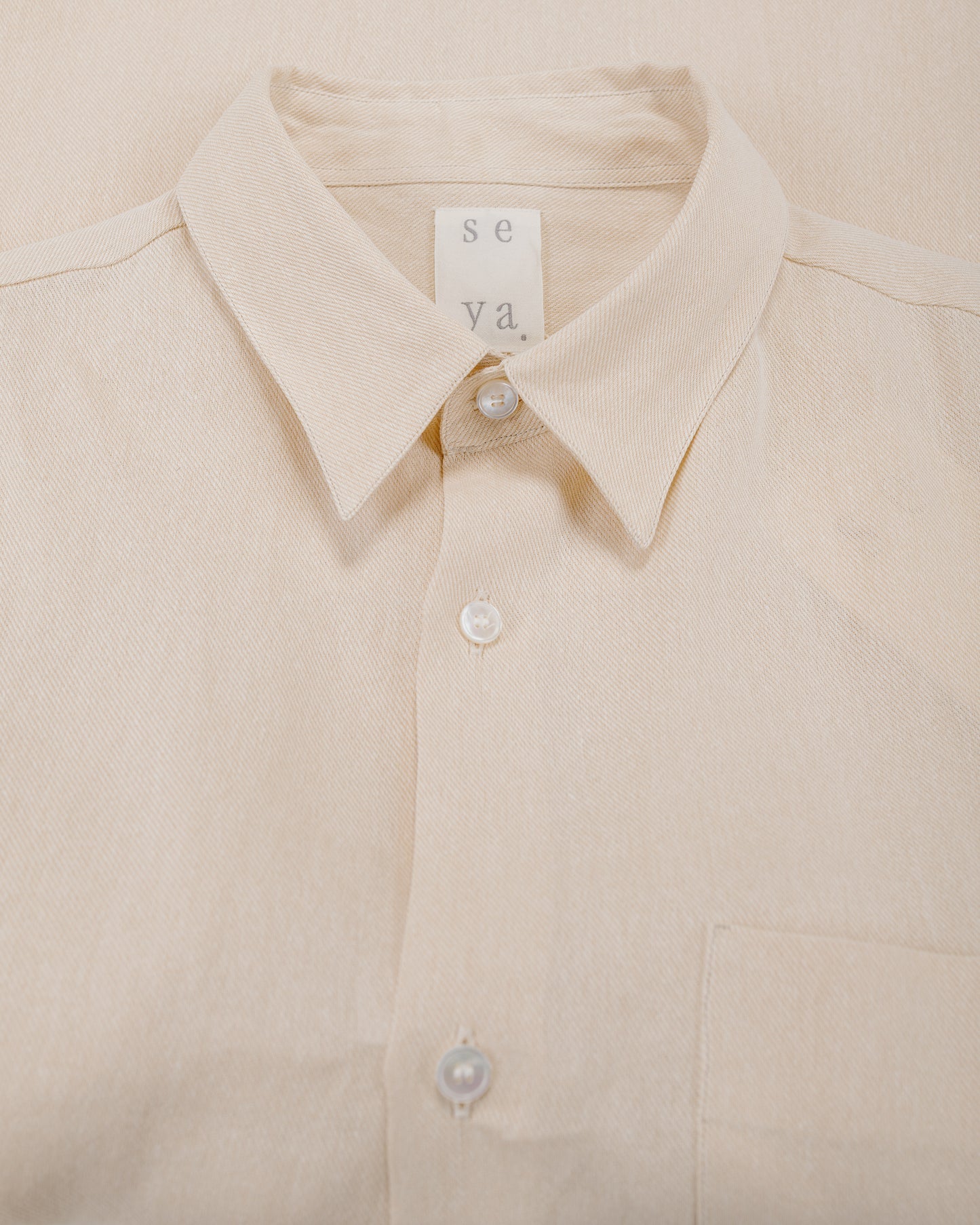 lost & found Seya. Seya. Eternal Summer Shirt/Cedar Wood Washi Whitewood