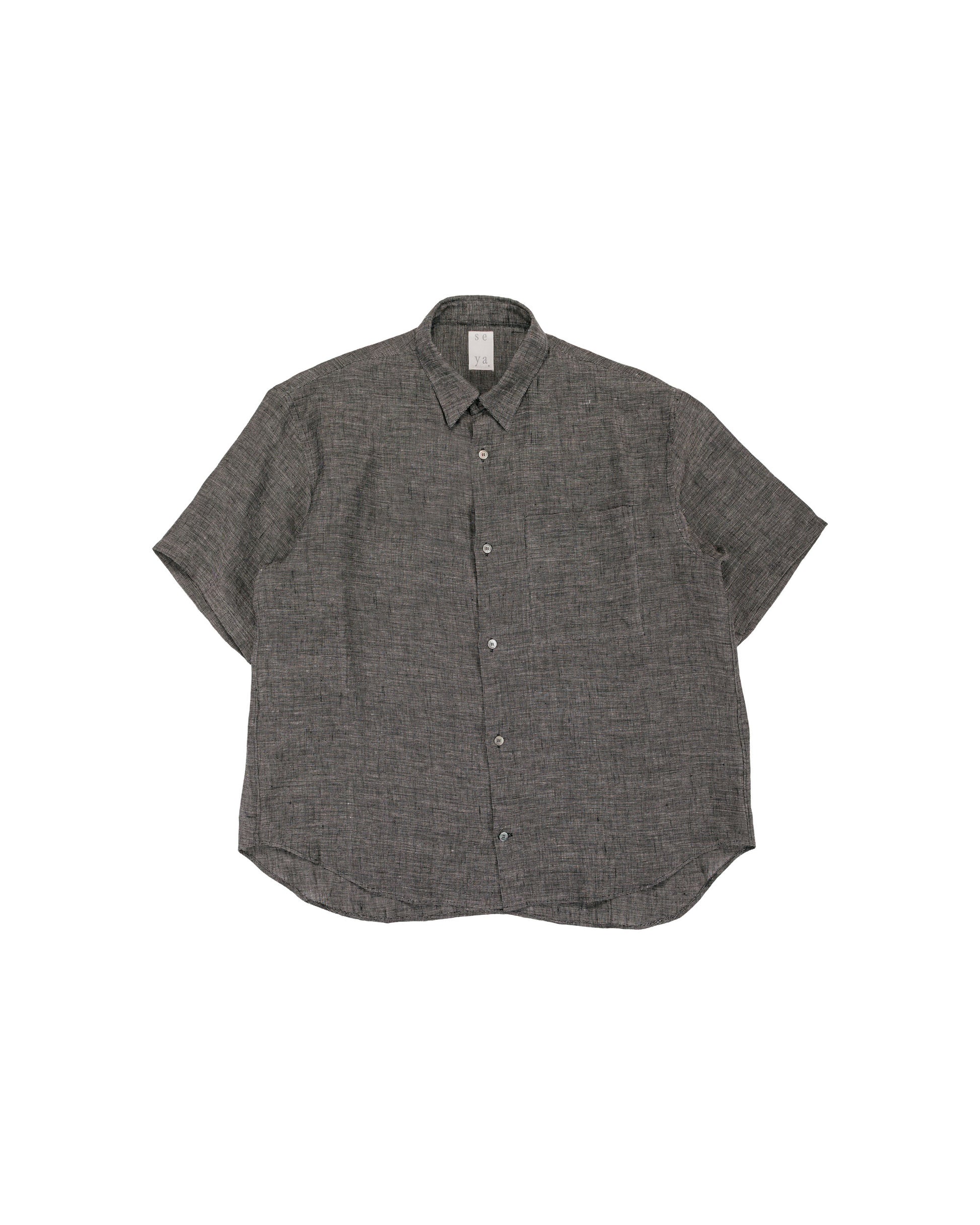 lost & found Seya. Seya. Eternal Summer Shirt/Linen Mesh Black Mix