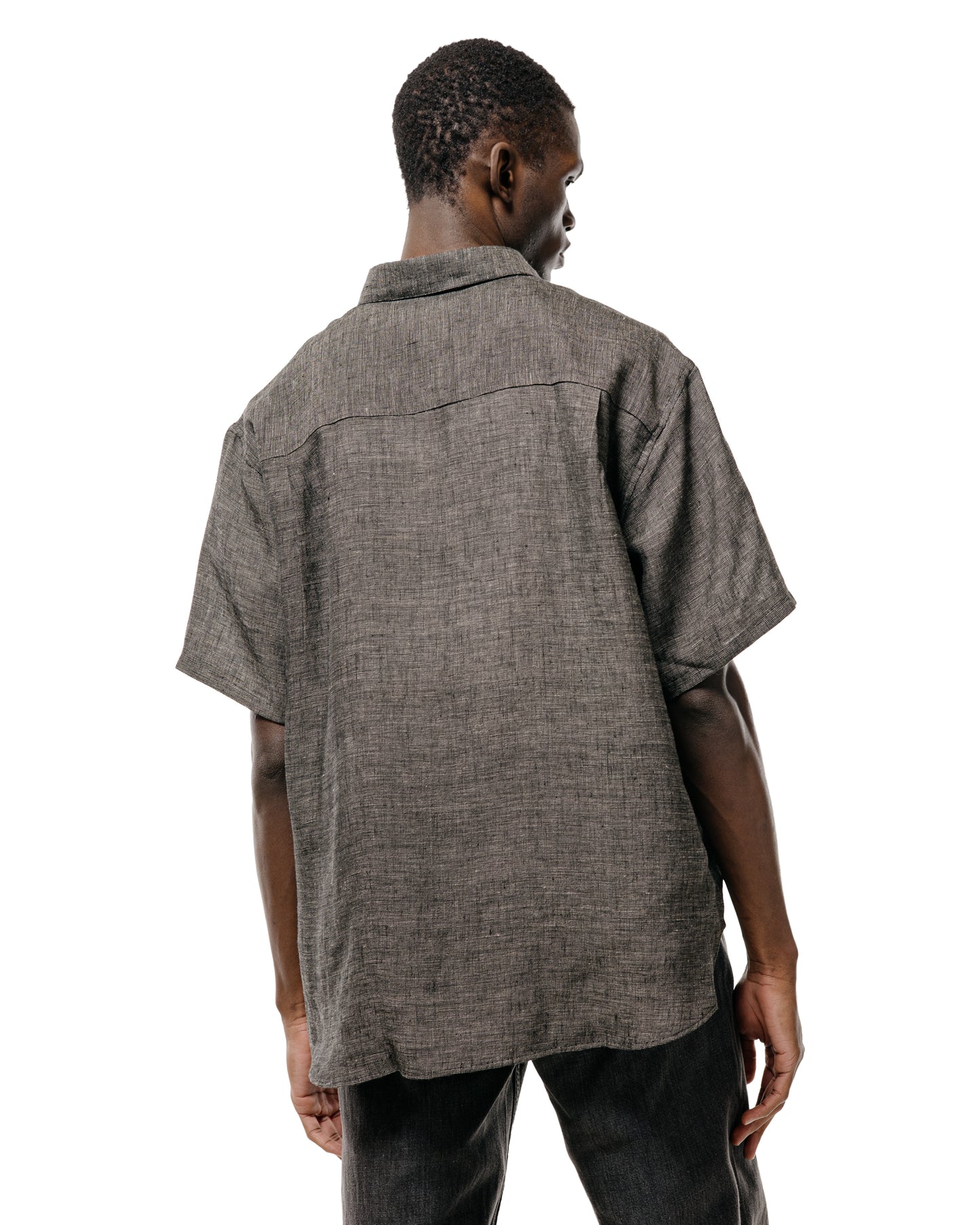 lost & found Seya. Seya. Eternal Summer Shirt/Linen Mesh Black Mix