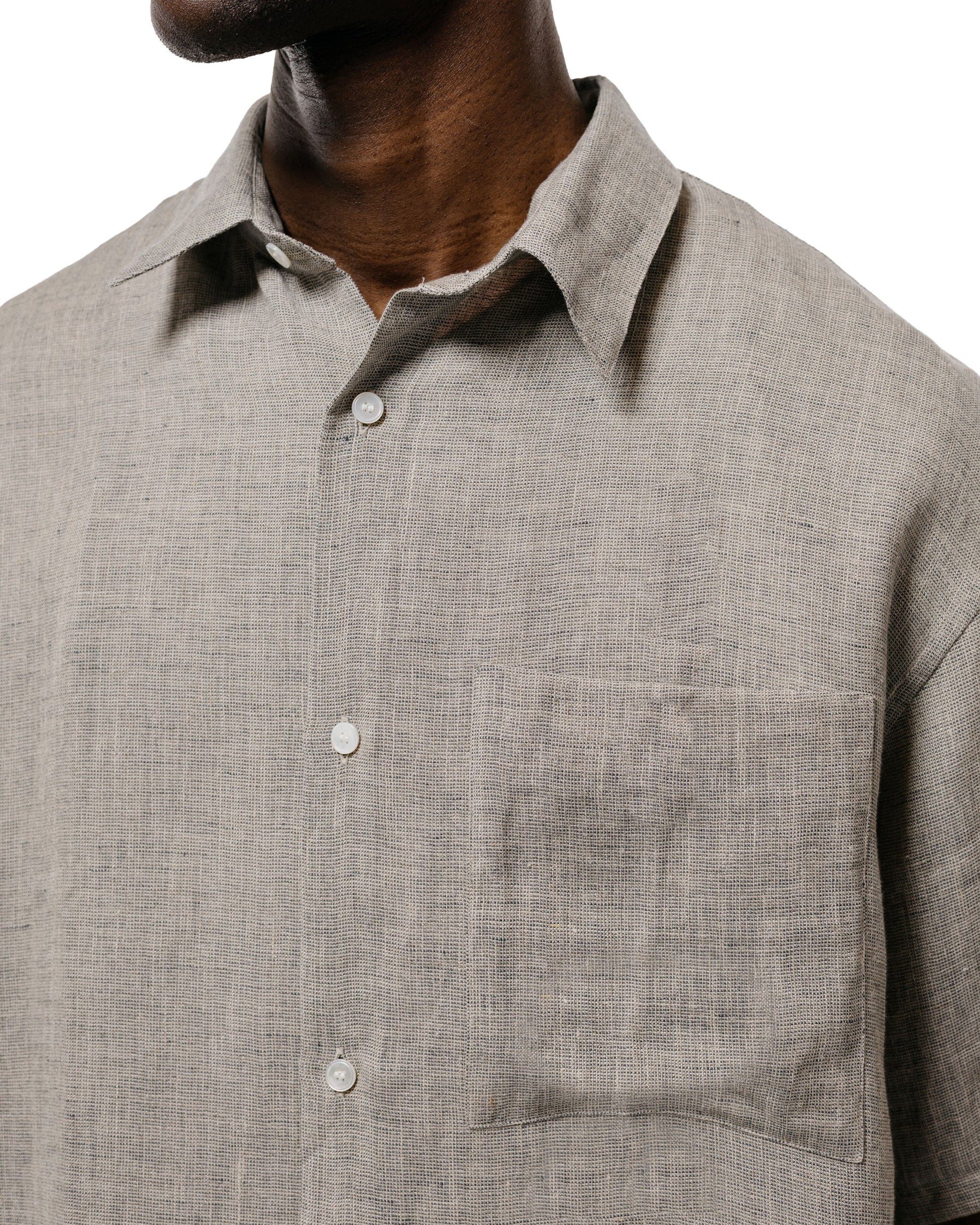 lost & found Seya. Seya. Eternal Summer Shirt/Linen Mesh Grey Mix