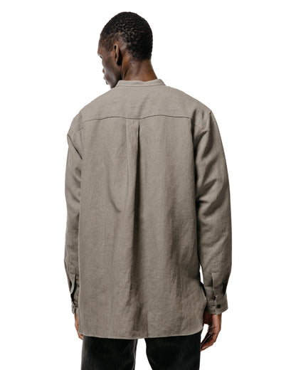 lost & found Seya. Seya. Riverman Overshirt/Kersey Chambray Linen Clay