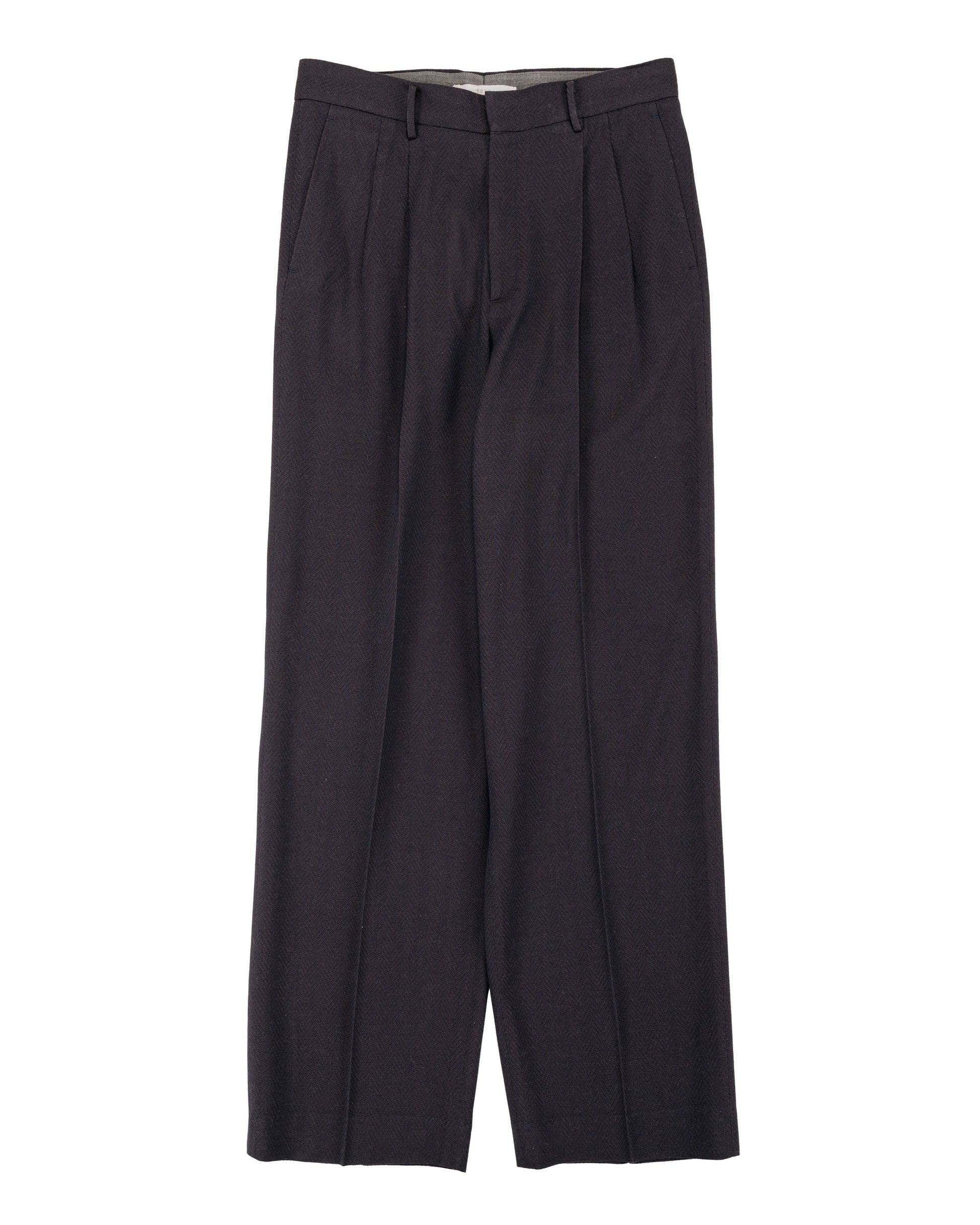 lost & found Seya. Seya. Travel Pants/Summer Herringbone Mud Indigo
