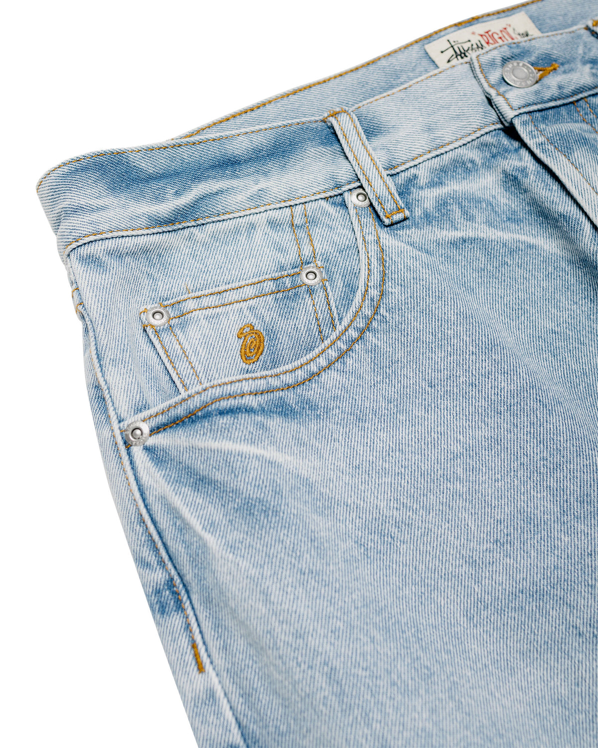 Stüssy Big Ol' Jean Denim Light Wash Indigo