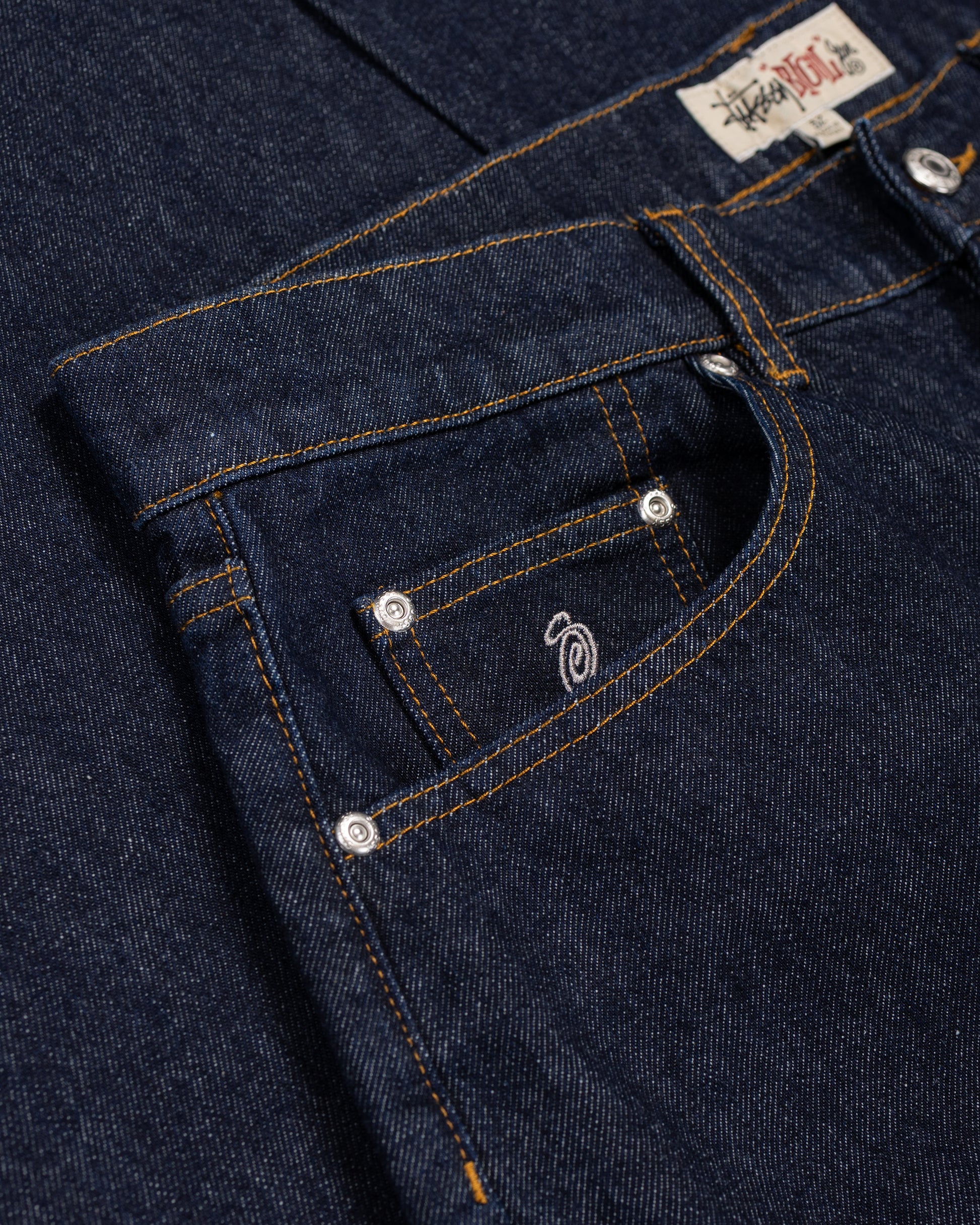 lost & found Stussy Stüssy Big Ol' Jean Denim Rinsed Indigo