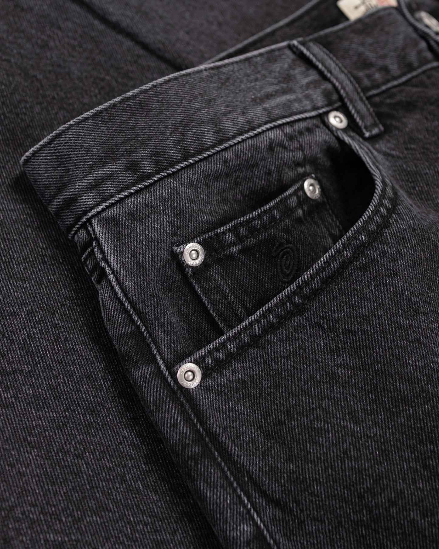 lost & found Stussy Stüssy Big Ol' Jean Denim Vintage Black