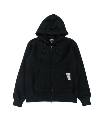 lost & found Stussy Stüssy Brass Zip Knit Hood Black