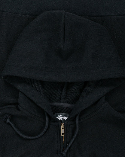 lost & found Stussy Stüssy Brass Zip Knit Hood Black