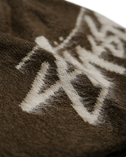 Stüssy Brushed Out Stock Skullcap Brown