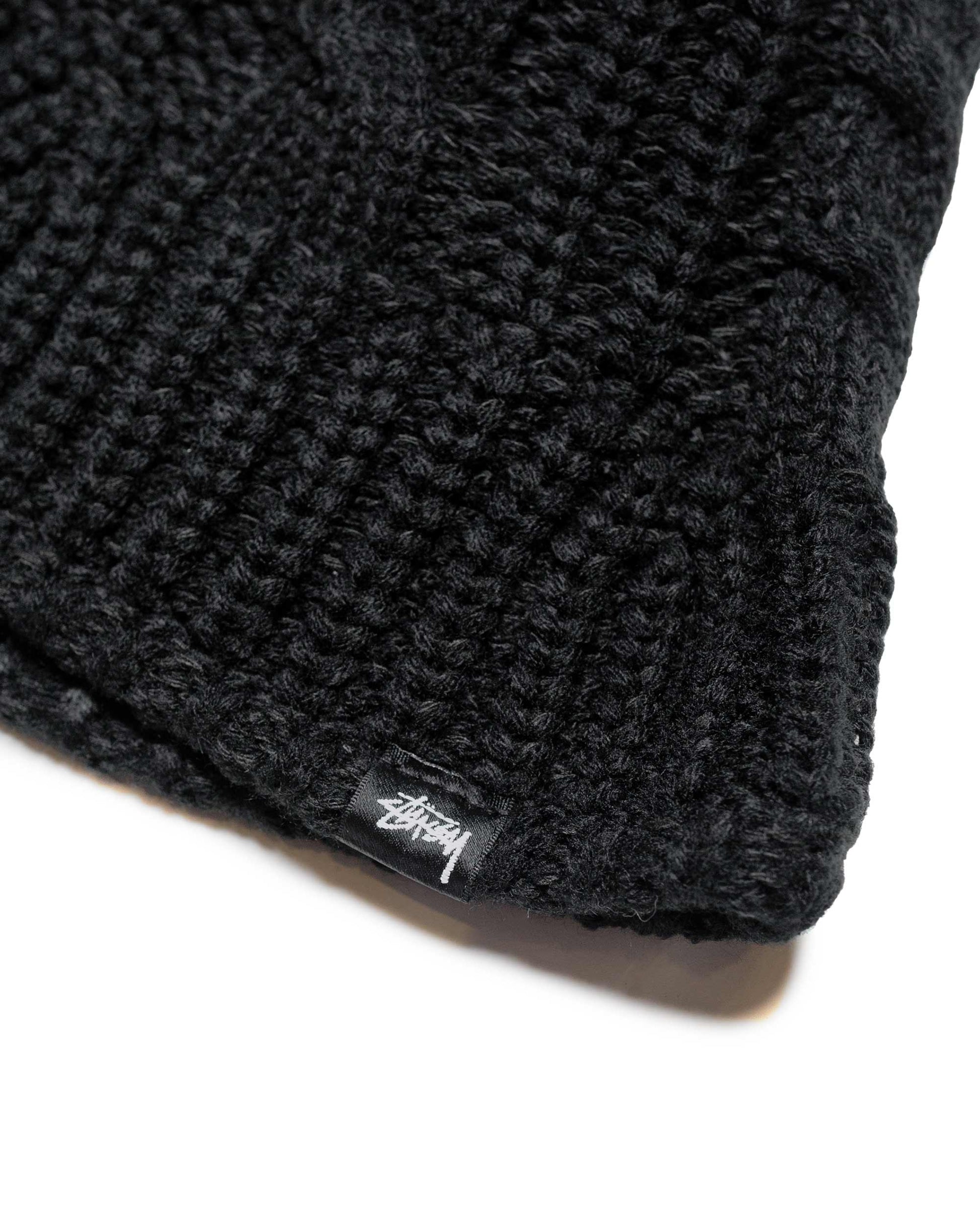 lost & found Stussy Stüssy Cable Knit Bucket Hat Black