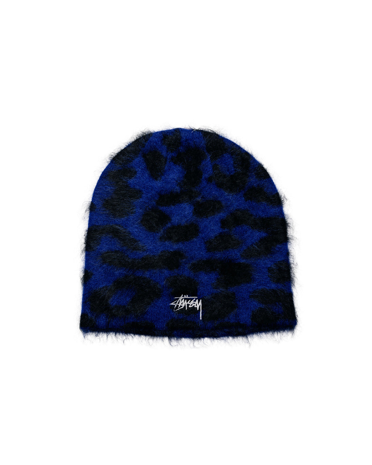 Stüssy Cashmere Leopard Skullcap Royal