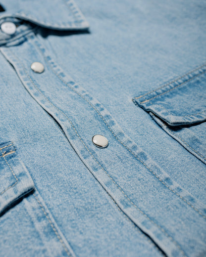 Stüssy Denim Western Shirt Light Denim