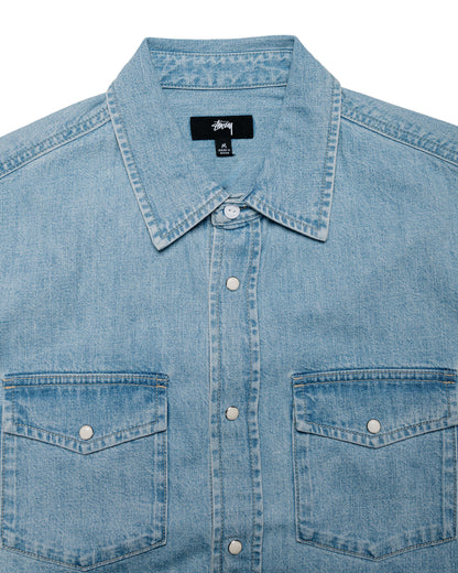 Stüssy Denim Western Shirt Light Denim