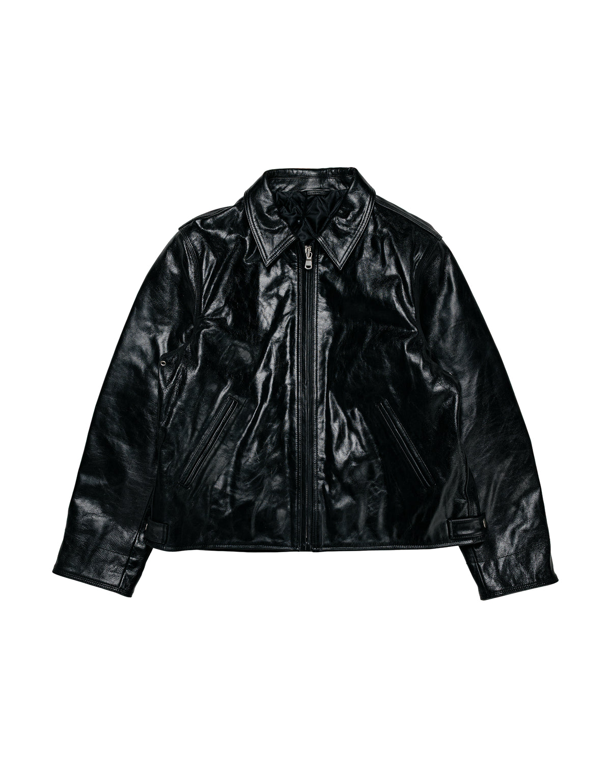 Stüssy Garage Jacket Leather Black