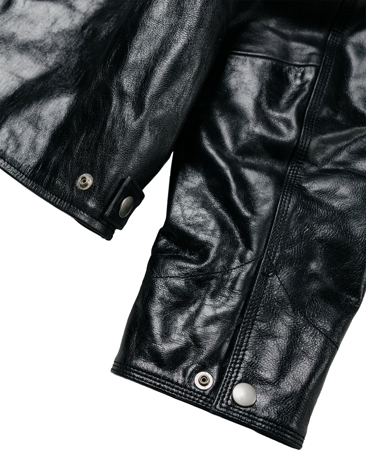Stüssy Garage Jacket Leather Black