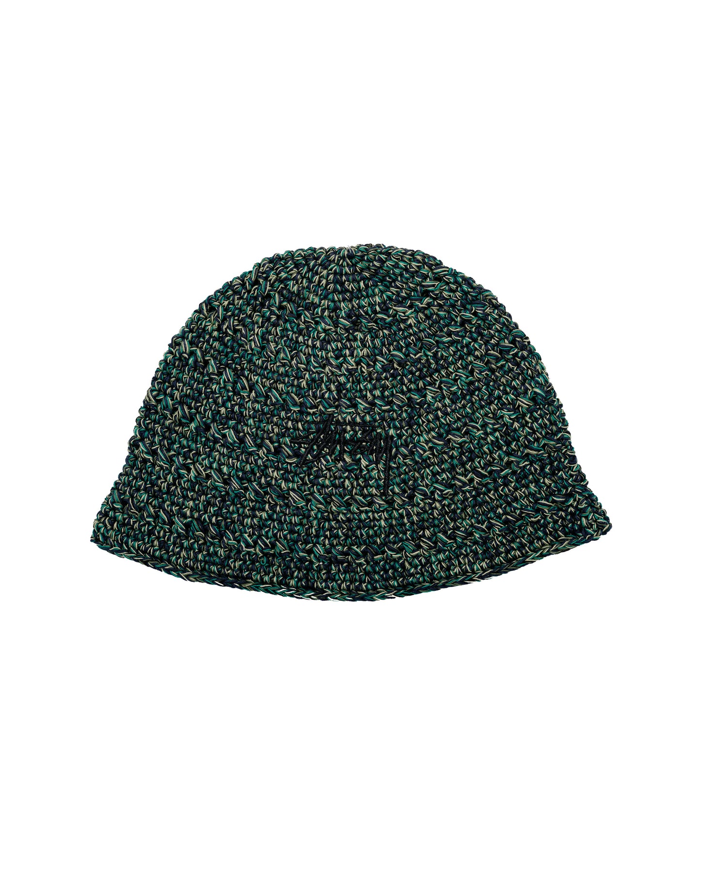 Stüssy Hemp Stock Knit Bucket Hat Multi Green